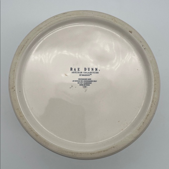 Rae Dunn White Ceramic 'Mom's Kitchen' Canister Artisan Collection by Magenta - Picture 8 of 10